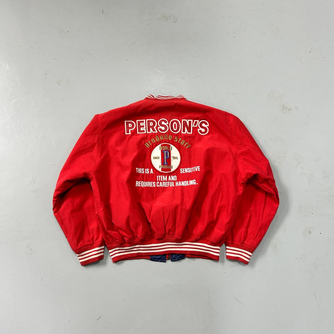 90s 퍼슨스 리버시블 블루종  상품이미지8