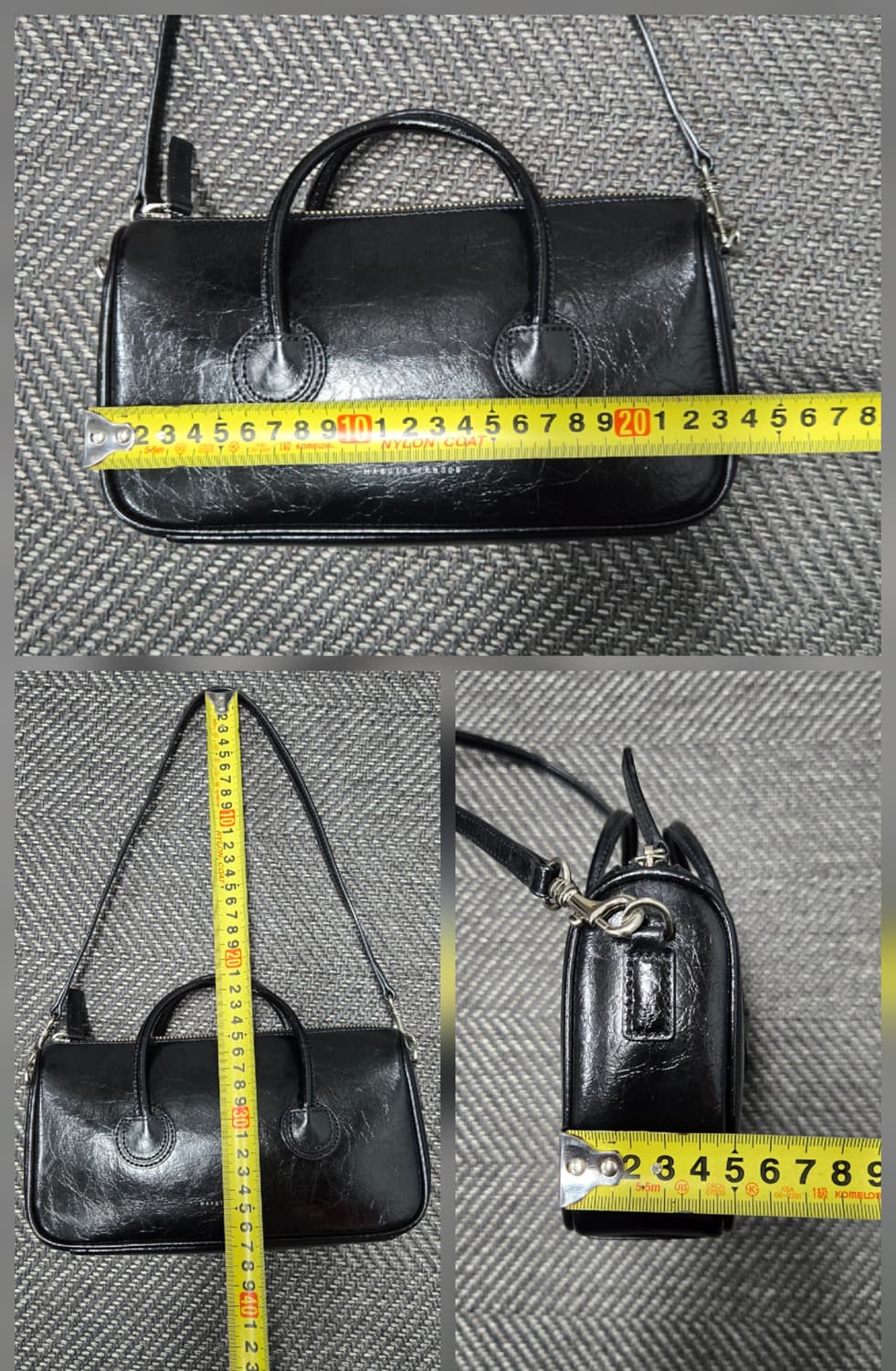 마지셔우드 지퍼 스몰 블랙 크링클 백 상품이미지9