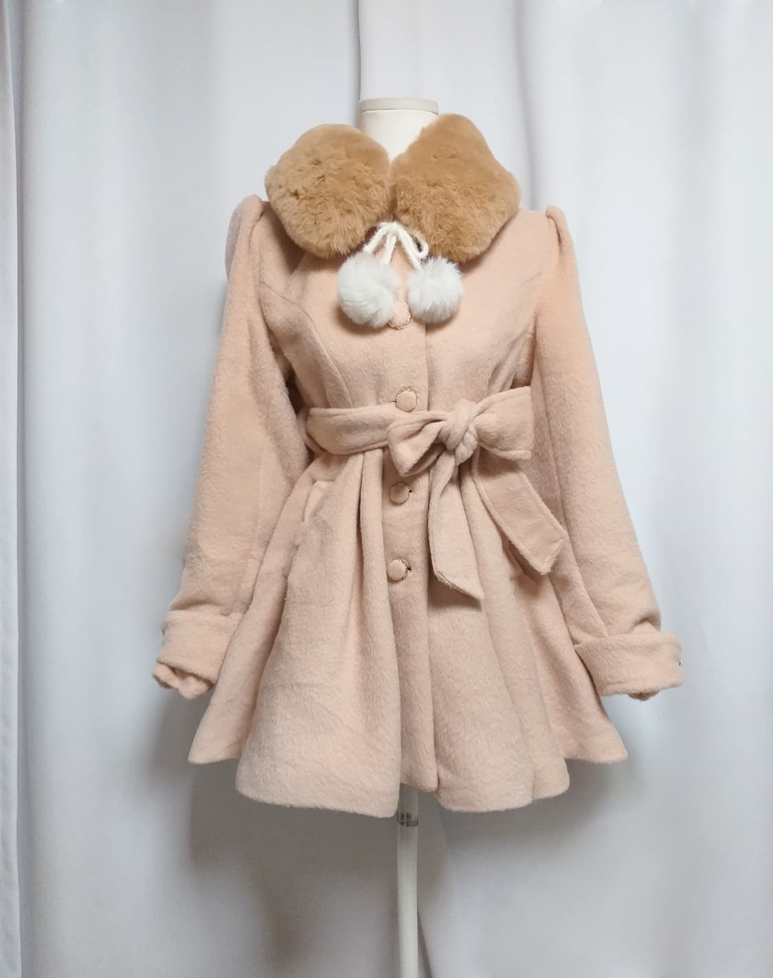 빈티지 리본 플레어코트원피스 달천 대장 핀터깔 히메갸루로맨틱 캐캐체 로리 상품이미지1