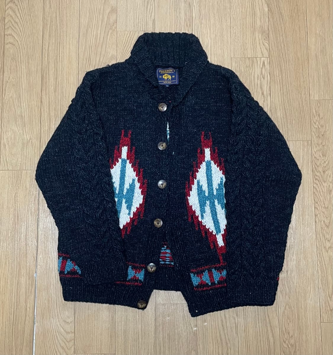 pherrow's 페로우즈 코위찬 가디건 L 상품이미지1