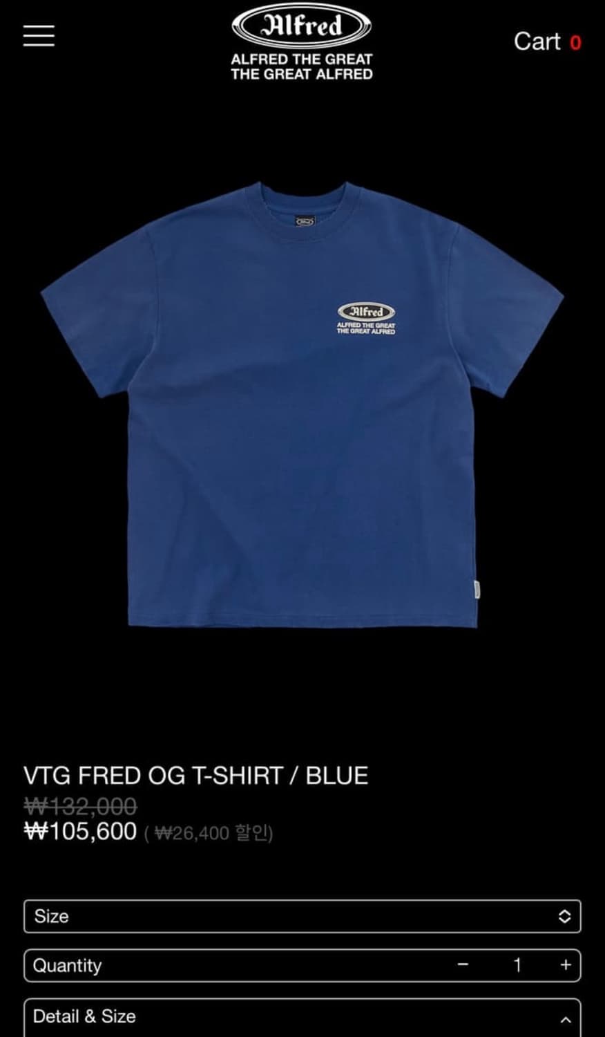 헤리티지플로스 알프레드 반팔 블루 S 상품이미지1