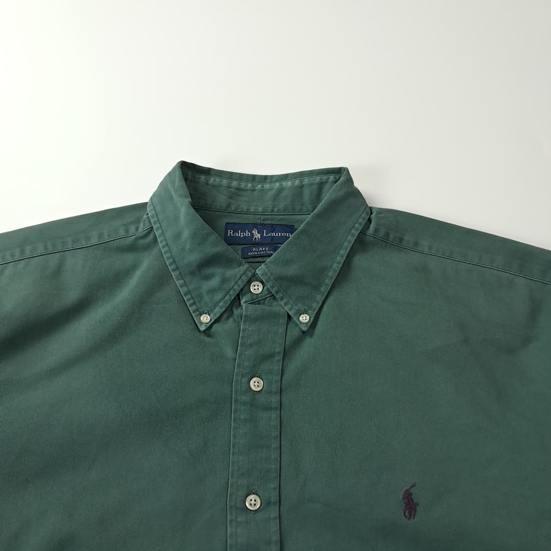 CJ286 2XL 폴로 빅사이즈90s 세이지그린 셔츠 남방 상품이미지2