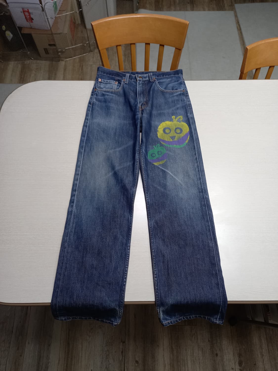 30 01's 리바이스512 할로윈판 세미와이드진 30-158 상품이미지1