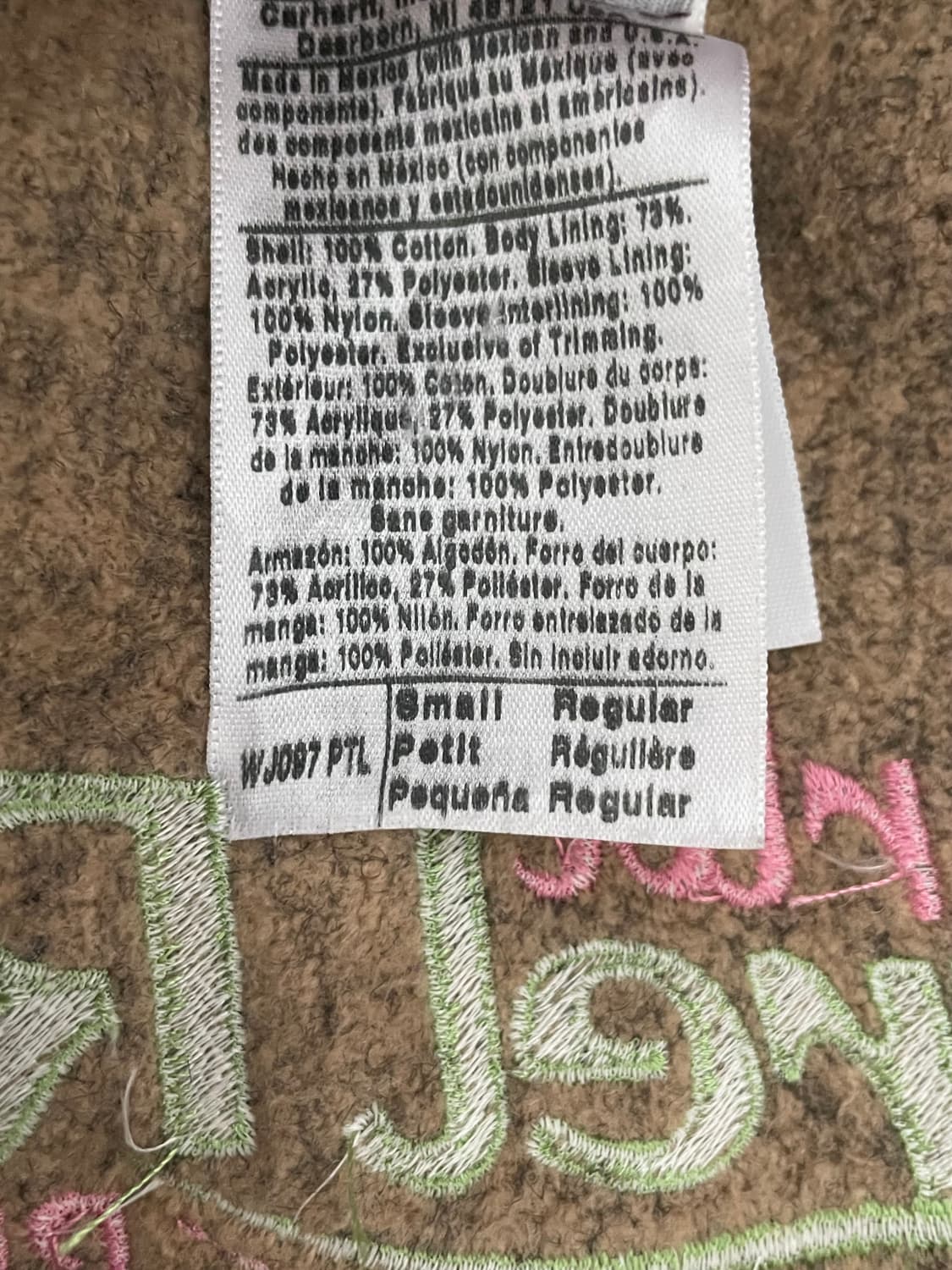 칼하트 J097 디트로이트 자켓 상품이미지6