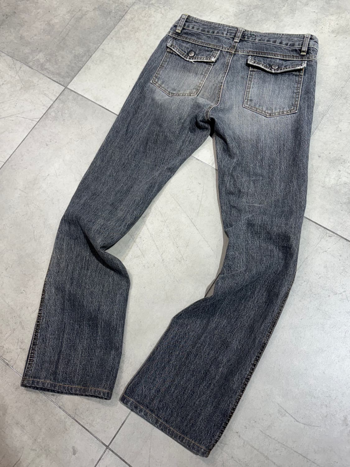 Katharine Hamnett London 포켓 흑청 데님 팬츠 상품이미지5