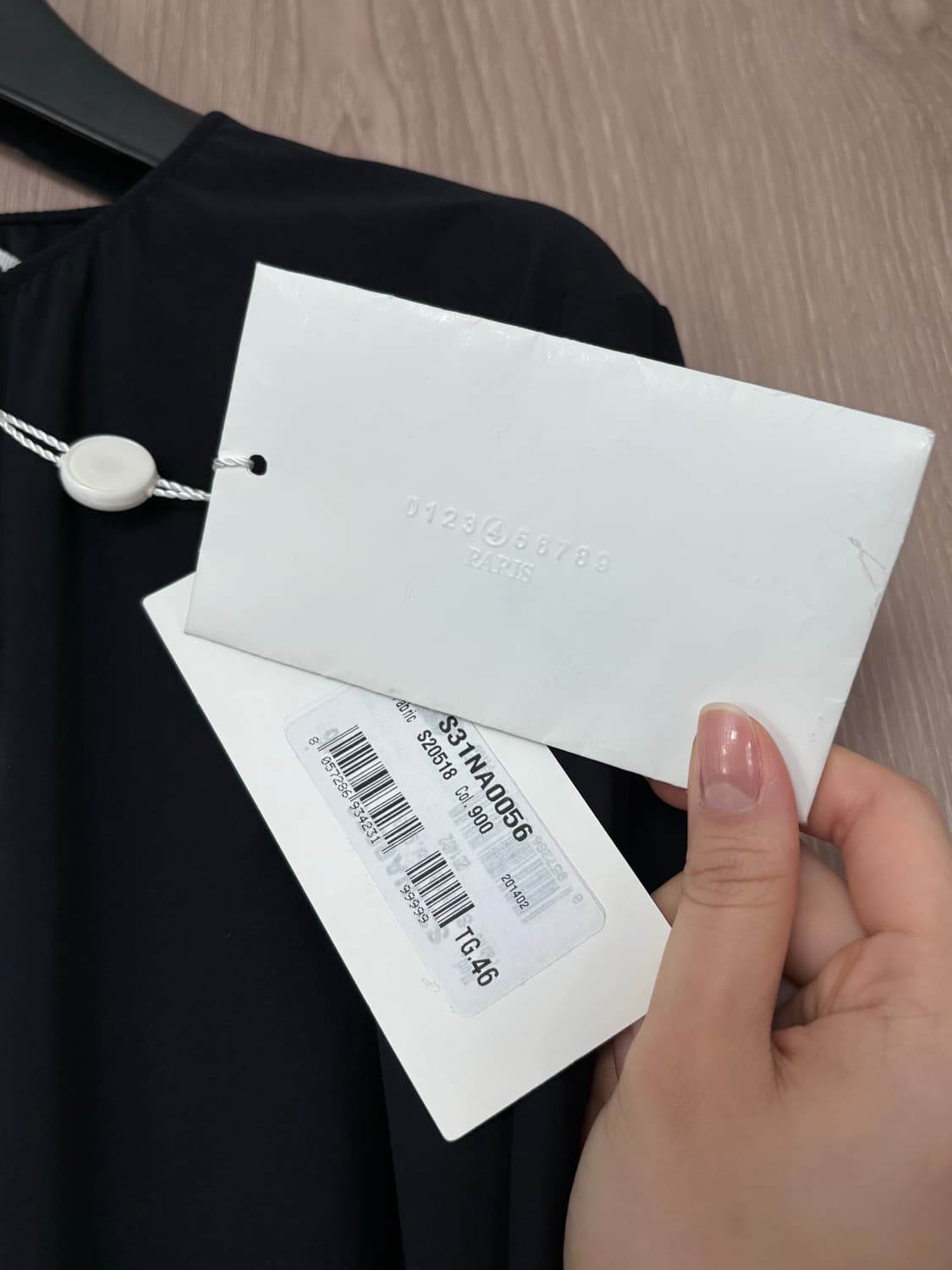 마르지엘라 블랙 라운드넥 바디수트 IT46 상품이미지4