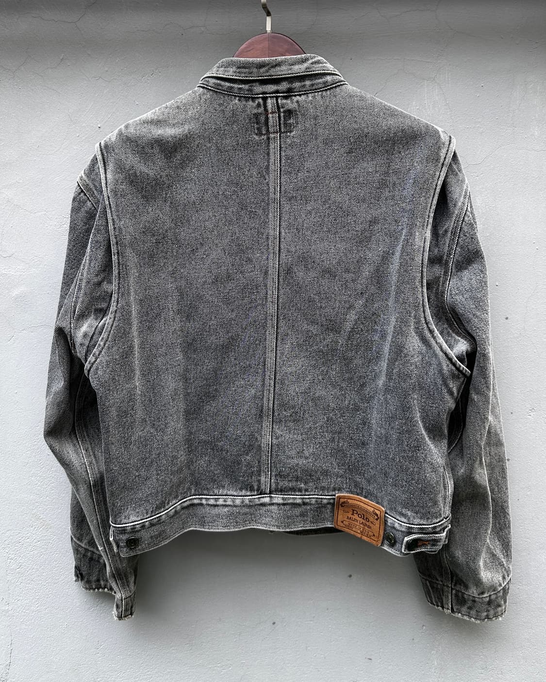 90s usa og polo dungarees denim jacket 상품이미지2
