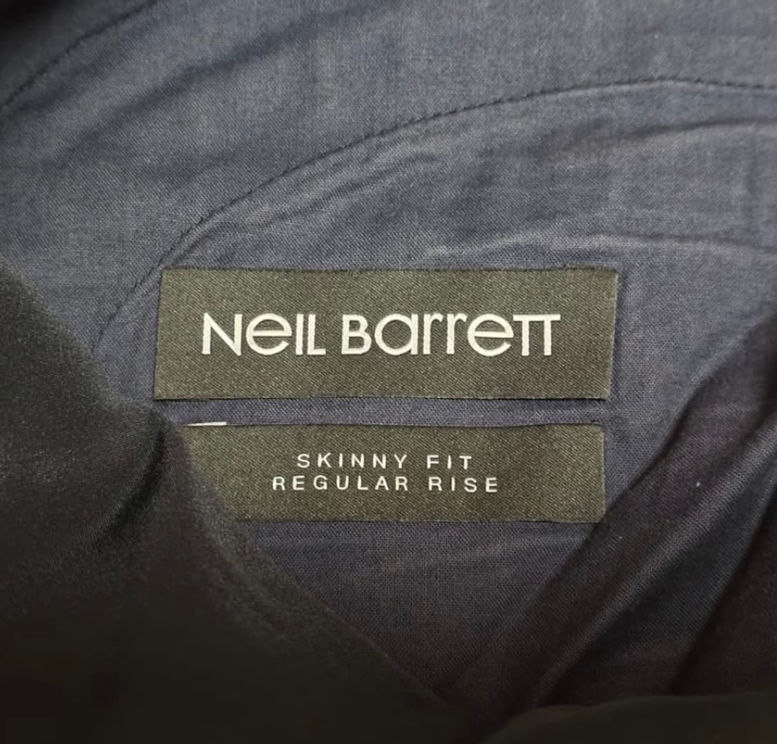 닐바렛(Neil Barrett) 스키니핏 백지퍼 슬랙스 상품이미지7
