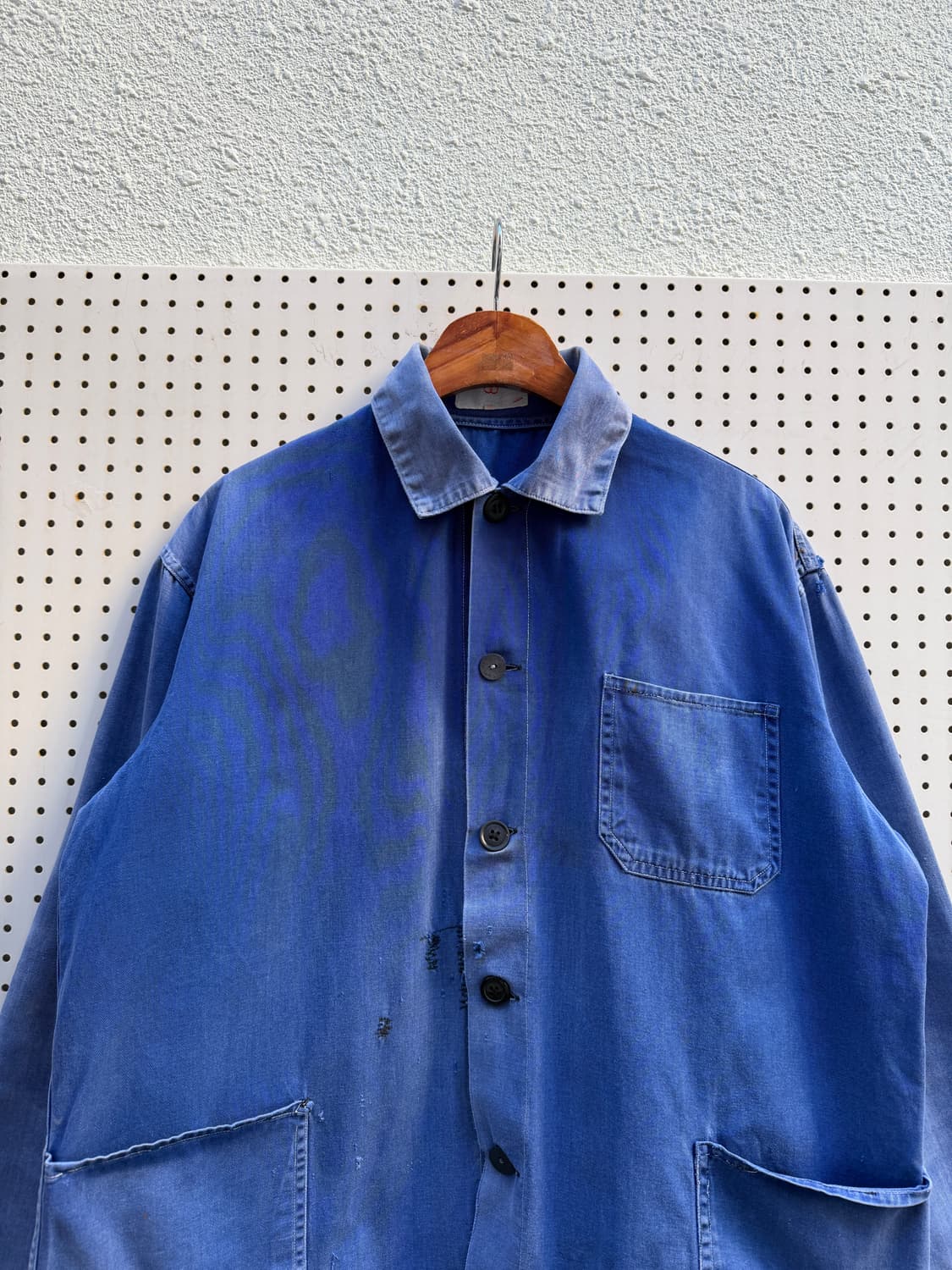 1970s HARD FADED WASHED 썬페이드 보로 프렌치워크자켓 상품이미지5