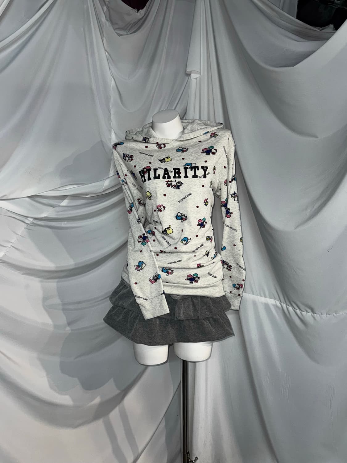 산리오 무채색 니혼진 코디세트  상품이미지3