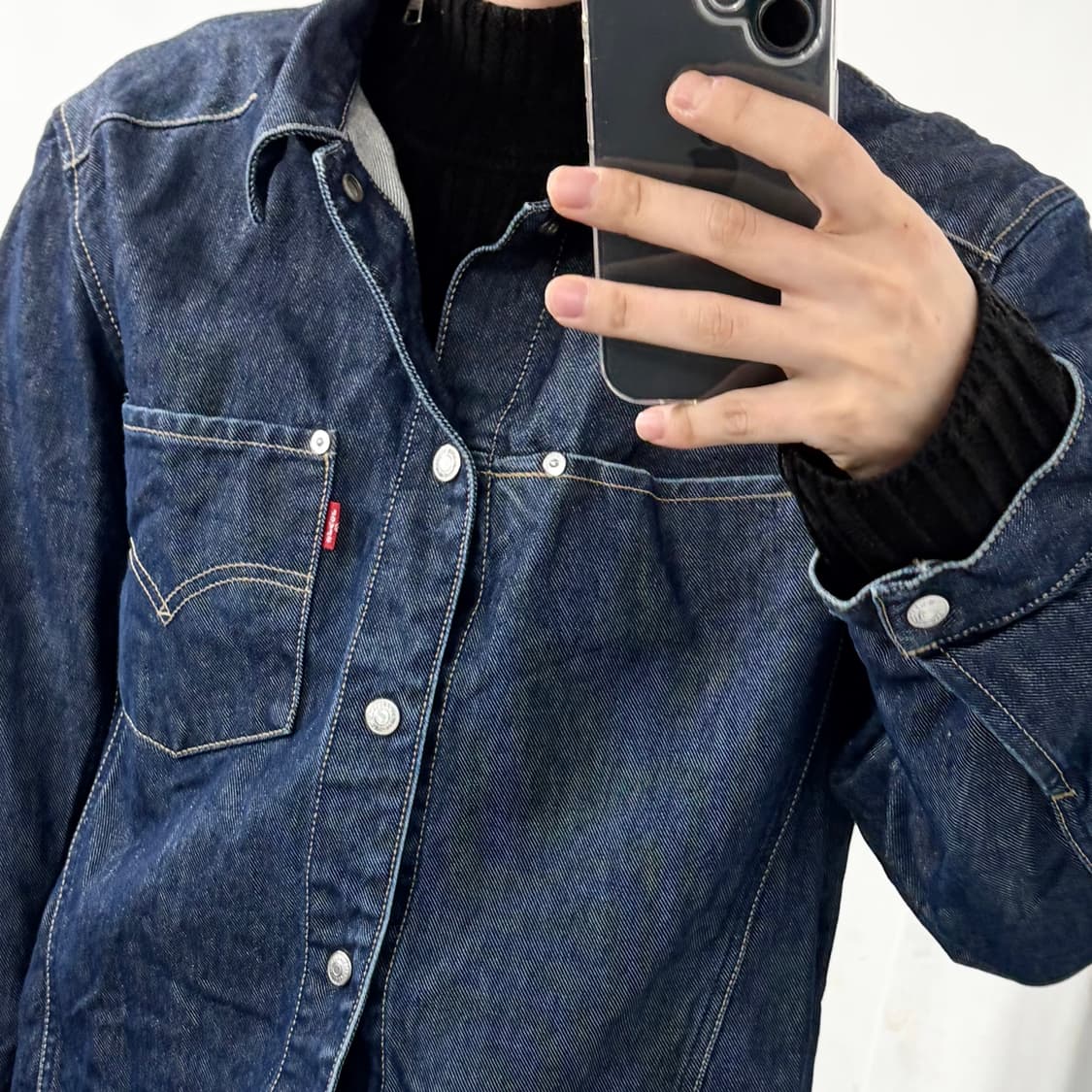 리바이스 엔지니어드 코팅 데님 트러커 자켓 상품이미지3