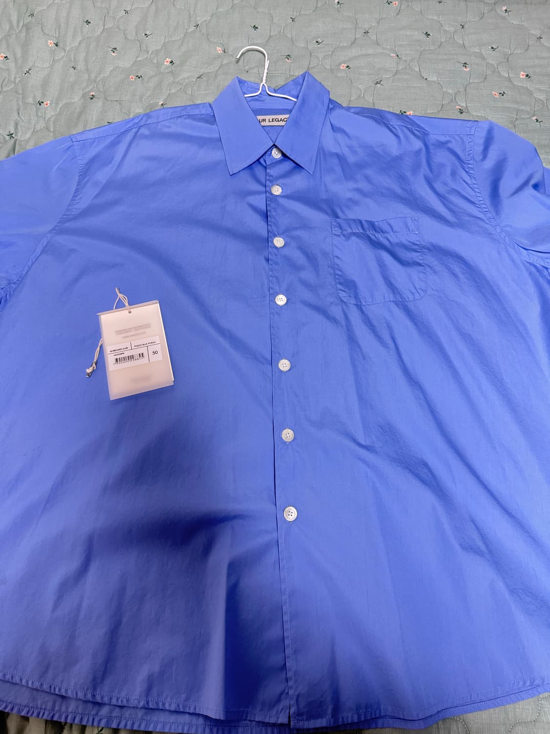 아워레가시 버로우드 셔츠 폴리스 블루 50 상품이미지3