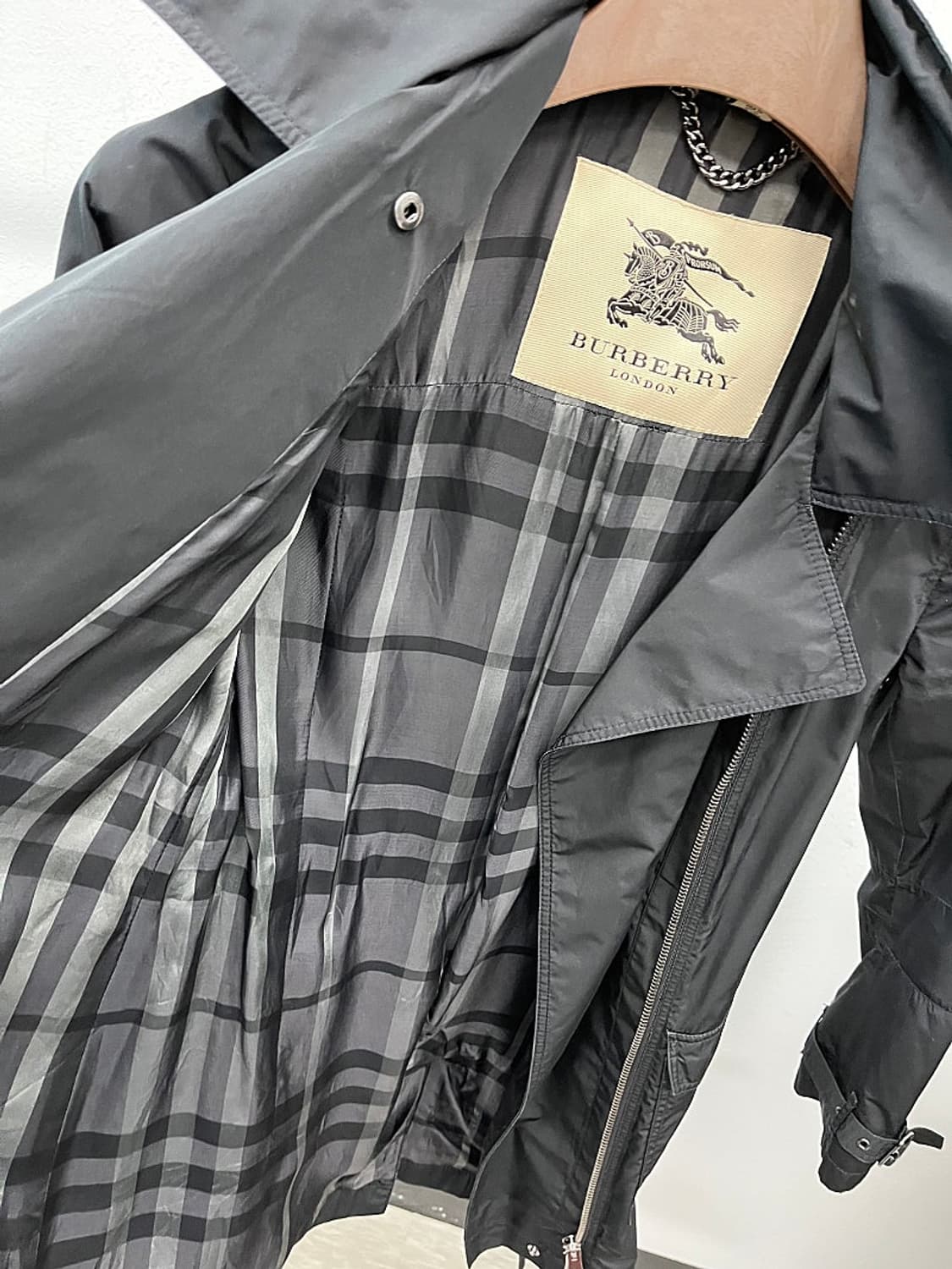 여) 버버리 나일론 트렌치코트 상품이미지3