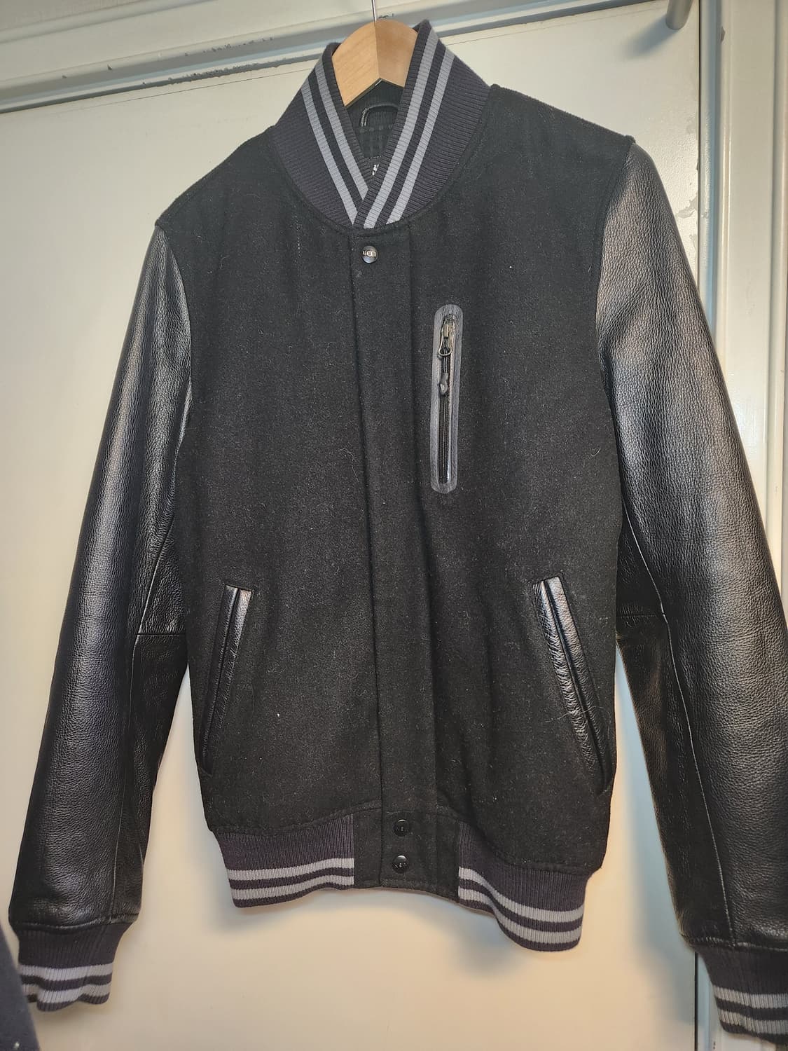 나이키 NSW 디스트로이어 소가죽 바시티 자켓 S 상품이미지1