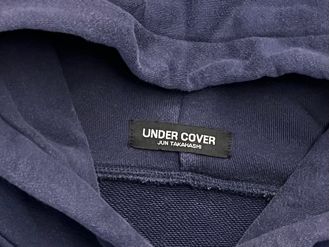 [105] 언더커버 U 로고 후드티 네이비 4사이즈  상품이미지3