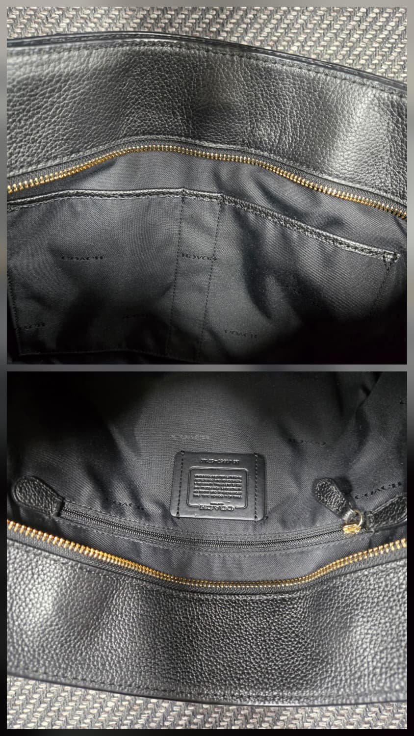 코치 COACH 블랙 체인 토트백 상품이미지8