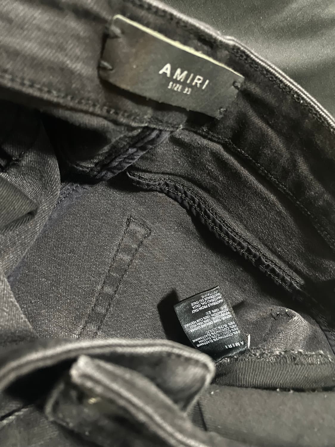 아미리 멀티 블랙 디스 진 청바지 33 상품이미지2