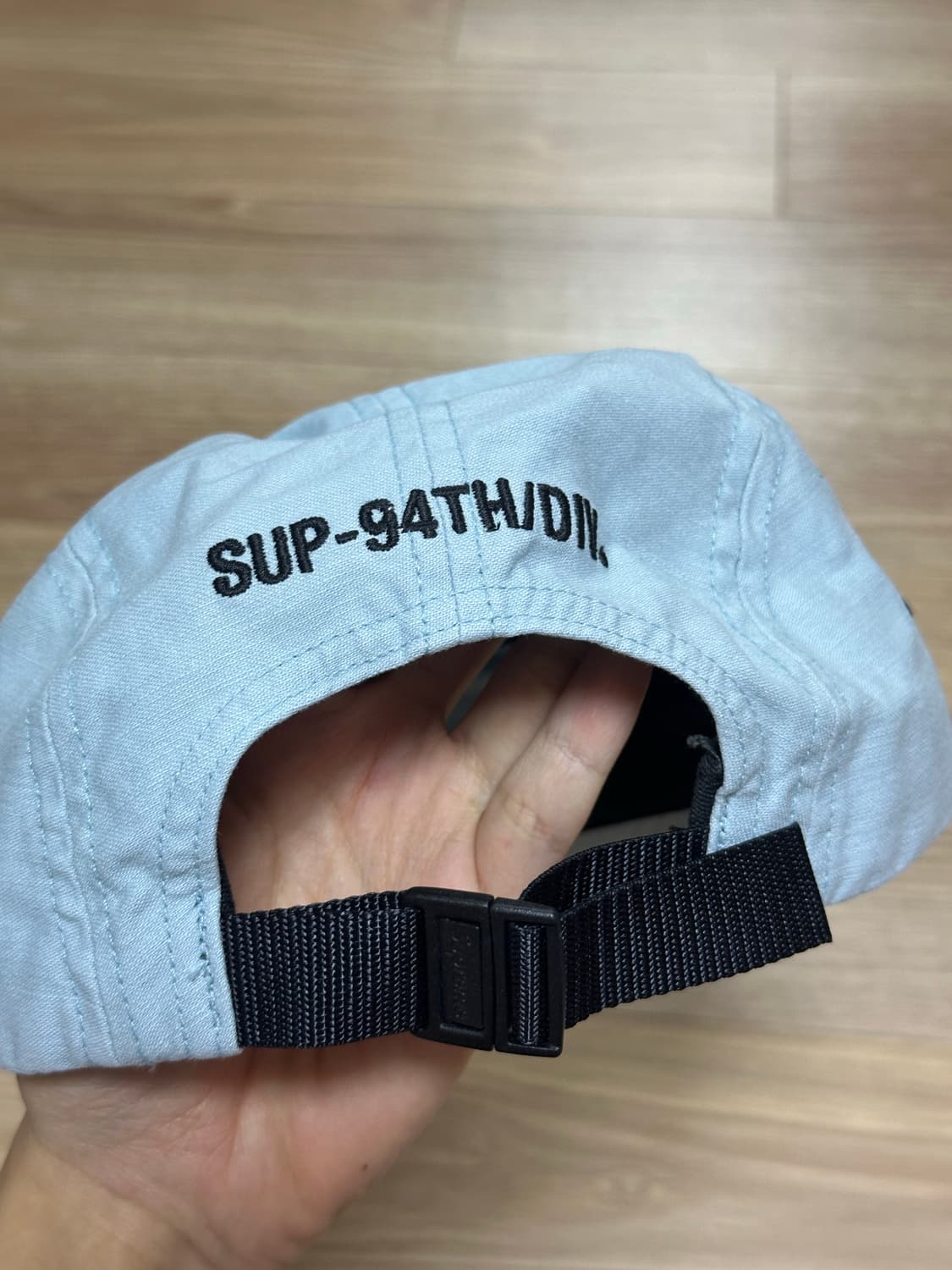 슈프림 밀리터리 캠프캡 라이트 블루 - 24SS 상품이미지2