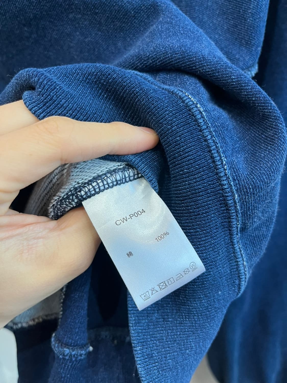 챔피온 리버스위브 인디고 스웻셔츠 맨투맨 상품이미지6