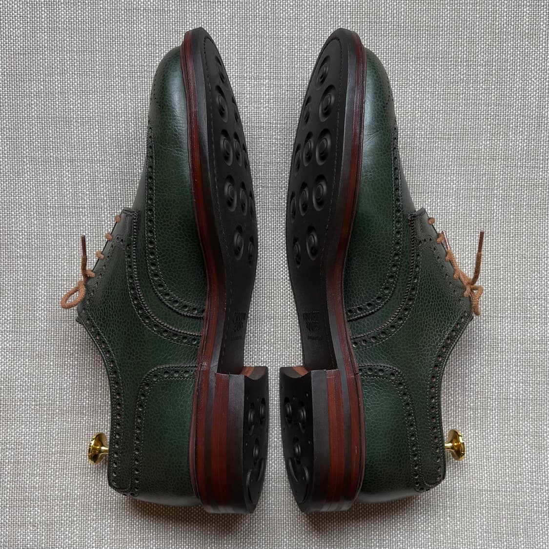 [UK9E] CROCKETT&JONES 체스트넛 그레인 브로그 윙팁 슈즈 상품이미지7