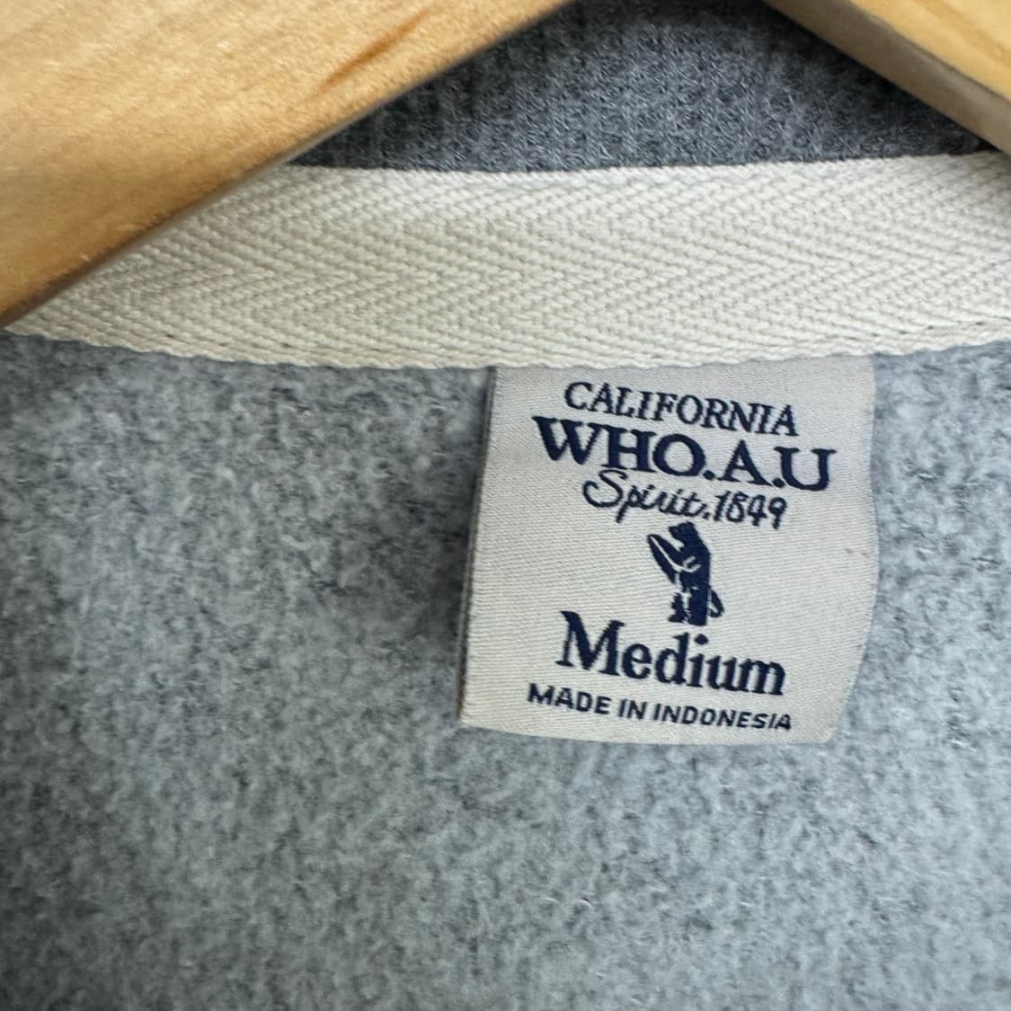 후아유 아치로고 후드집업 상품이미지3