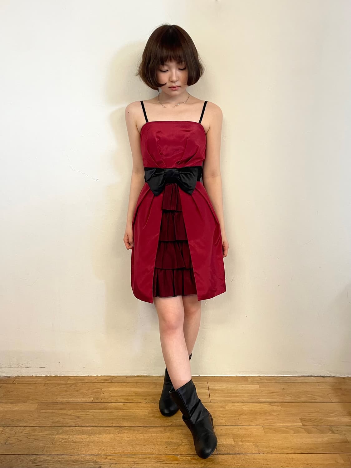 ribbon corset dress 상품이미지4