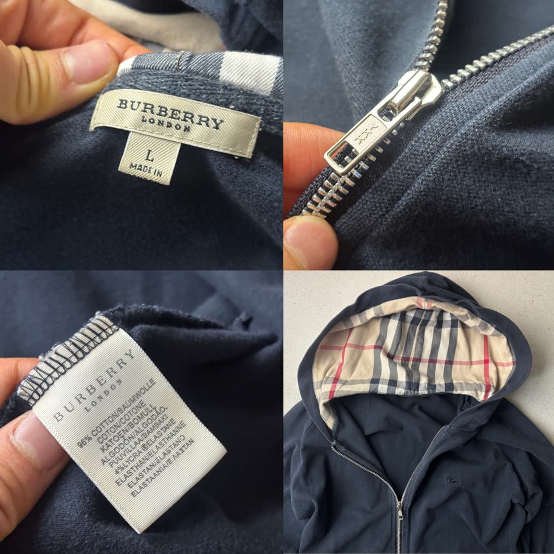 버버리 후드집업 상품이미지3