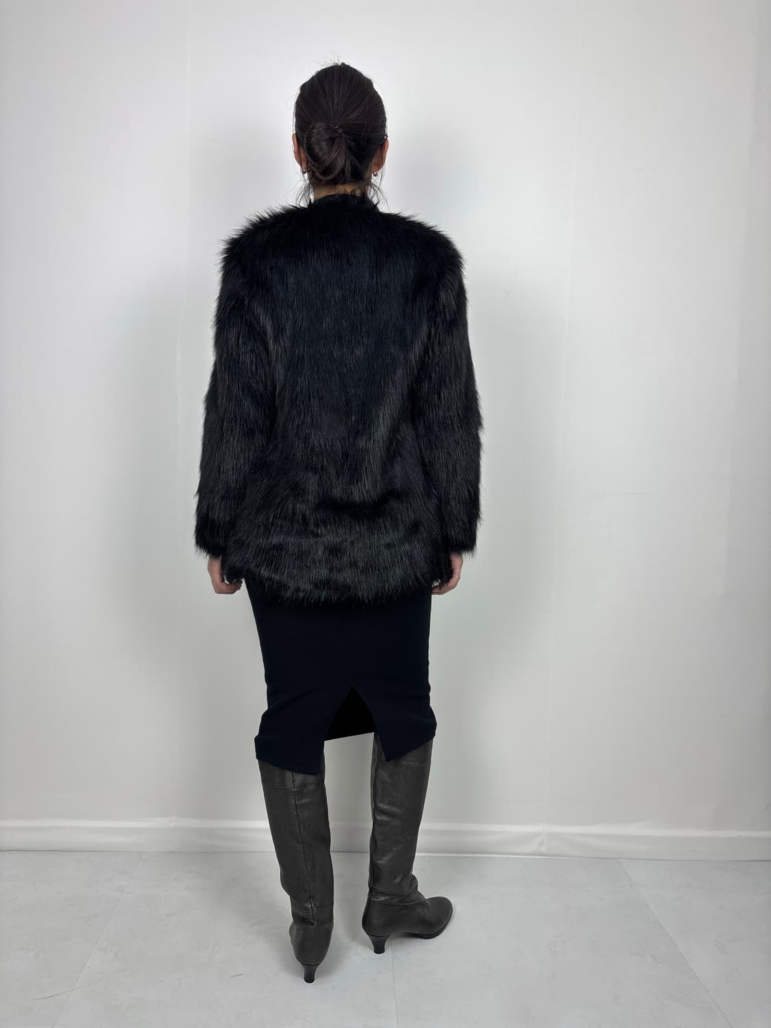 LEATHER TRIM FUR JACKET 상품이미지3