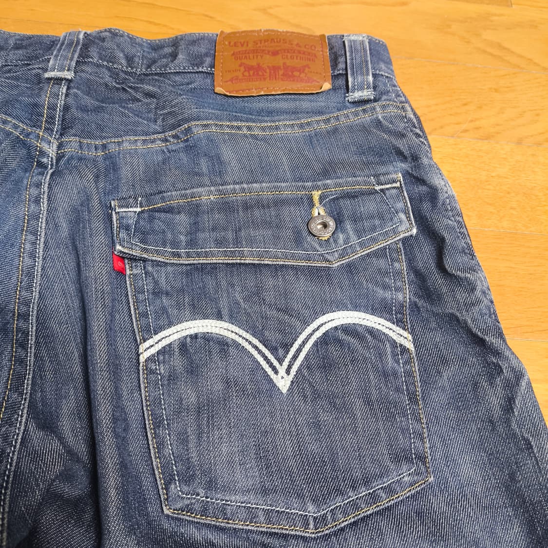 [33] LEVI'S 리바이스 569 루즈 스트레이트 흑청 상품이미지6