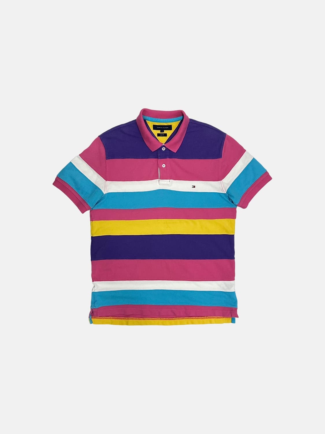 타미힐피거 스트라이프 반팔 카라티 피케셔츠 pk티 상품이미지1