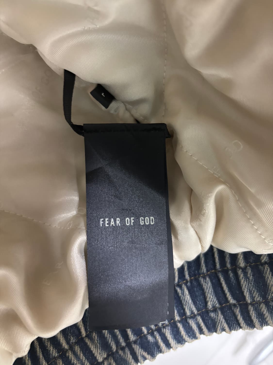 피어오브갓 워싱 데님 청자켓 / L 105-110 상품이미지4