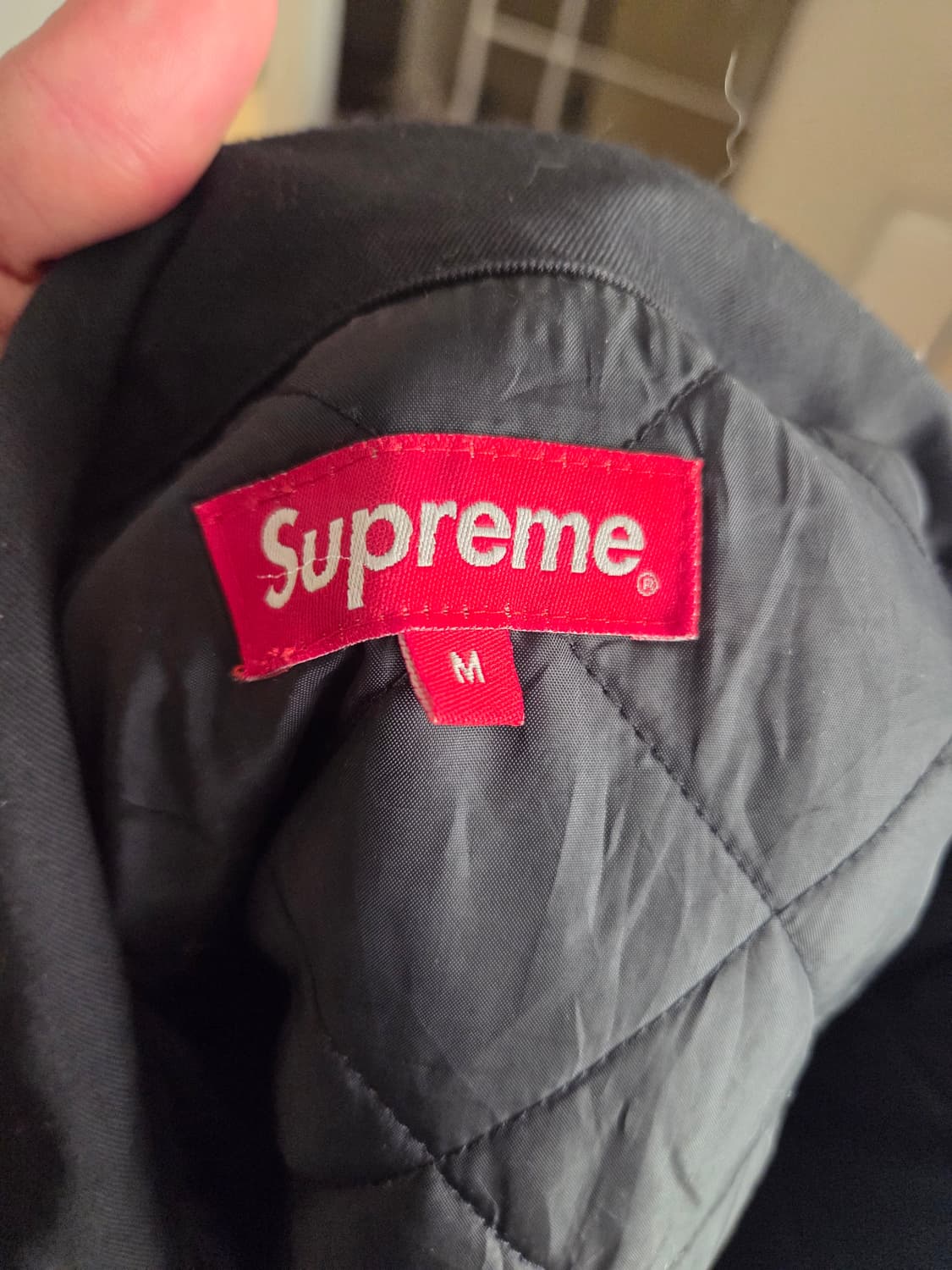 [m]슈프림x PLAYBOY 워크자켓 블랙 상품이미지3