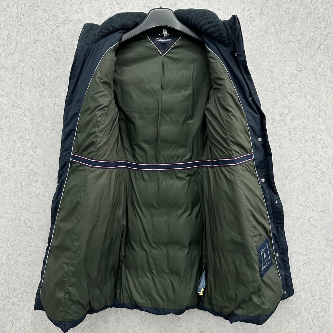 90 타미힐피거 여자 구스다운 하프패딩 상품이미지3