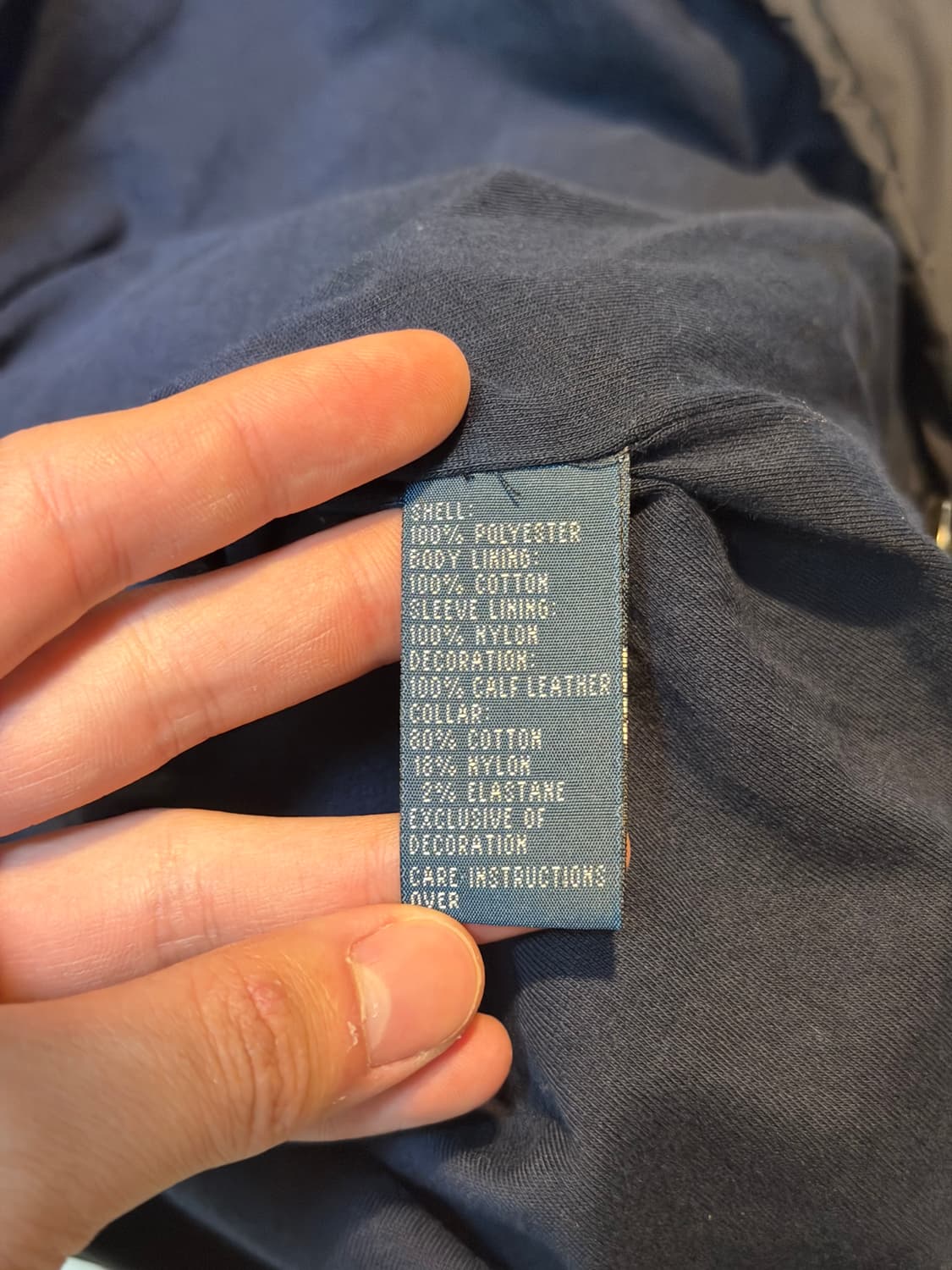 폴로 랄프로렌 폴리쉘 페리 스윙탑 자켓 네이비 상품이미지5