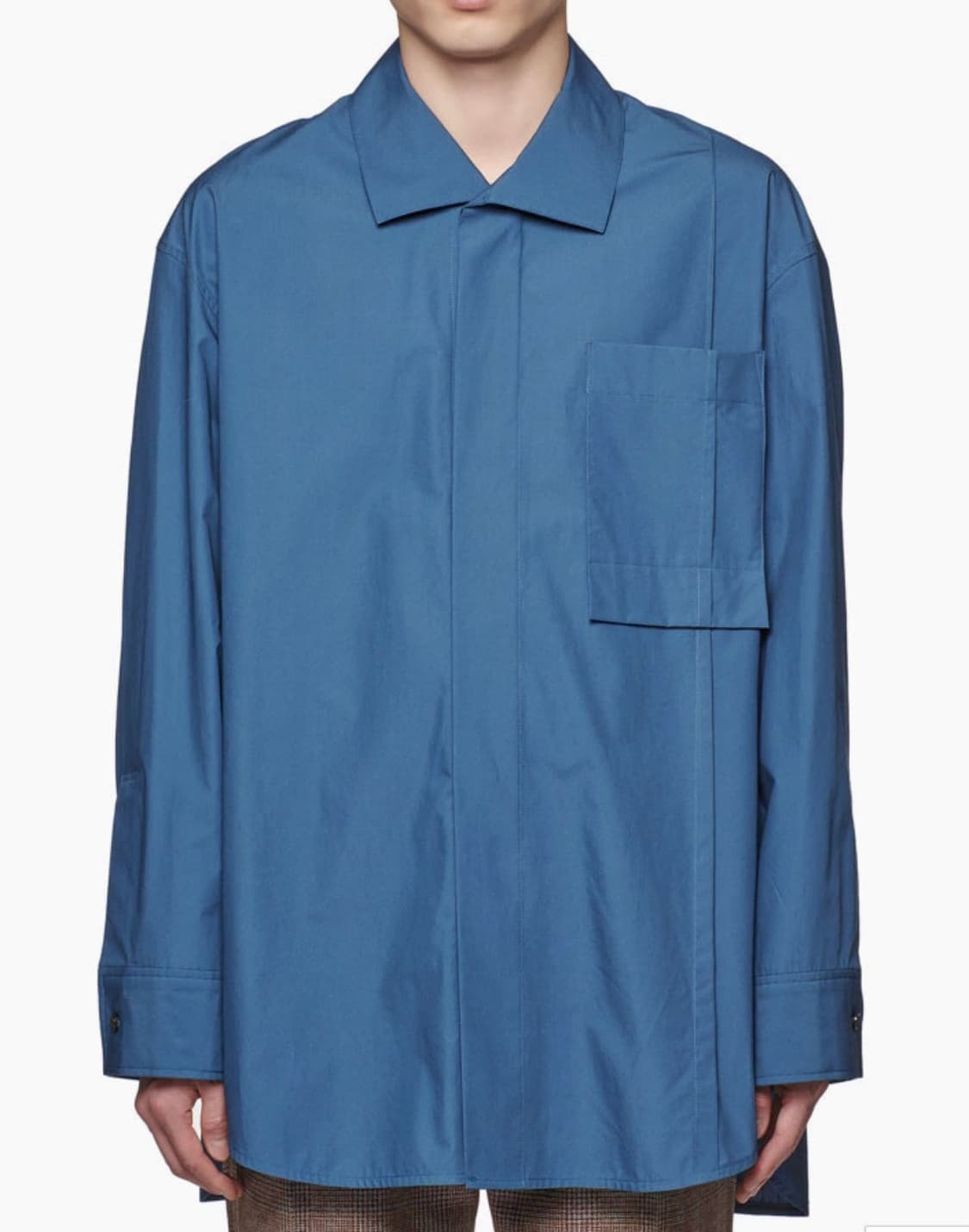 우영미 셔츠 히든 버튼 셔츠 상품이미지1