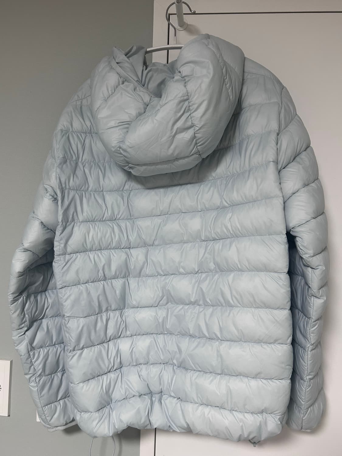 스파오 씬라이트 후드재킷 페일블루 L 상품이미지3