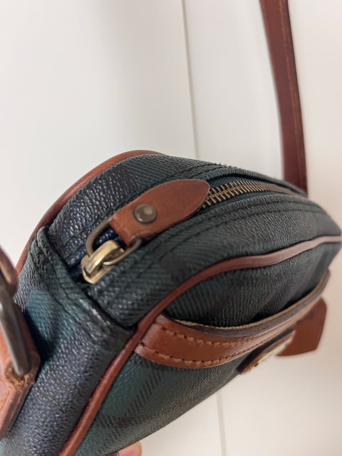 폴로 랄프로렌 체크 크로스백 상품이미지5