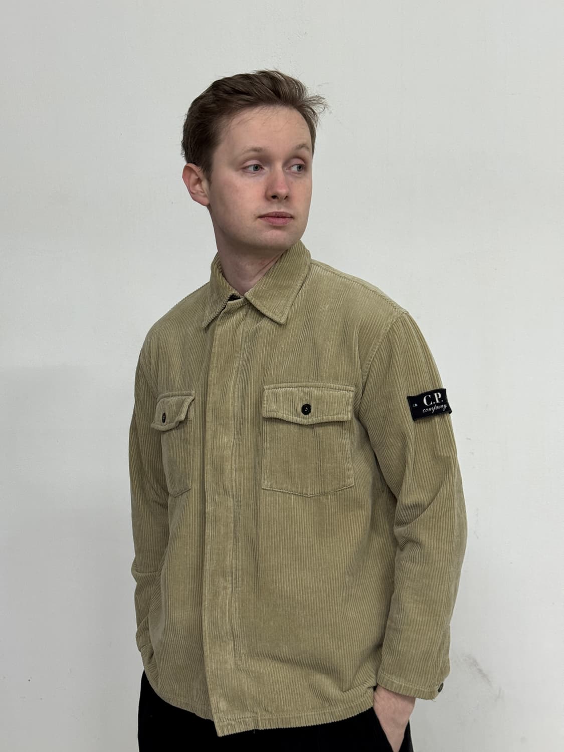 98AW 씨피컴퍼니 코듀로이 오버셔츠 재킷 상품이미지1
