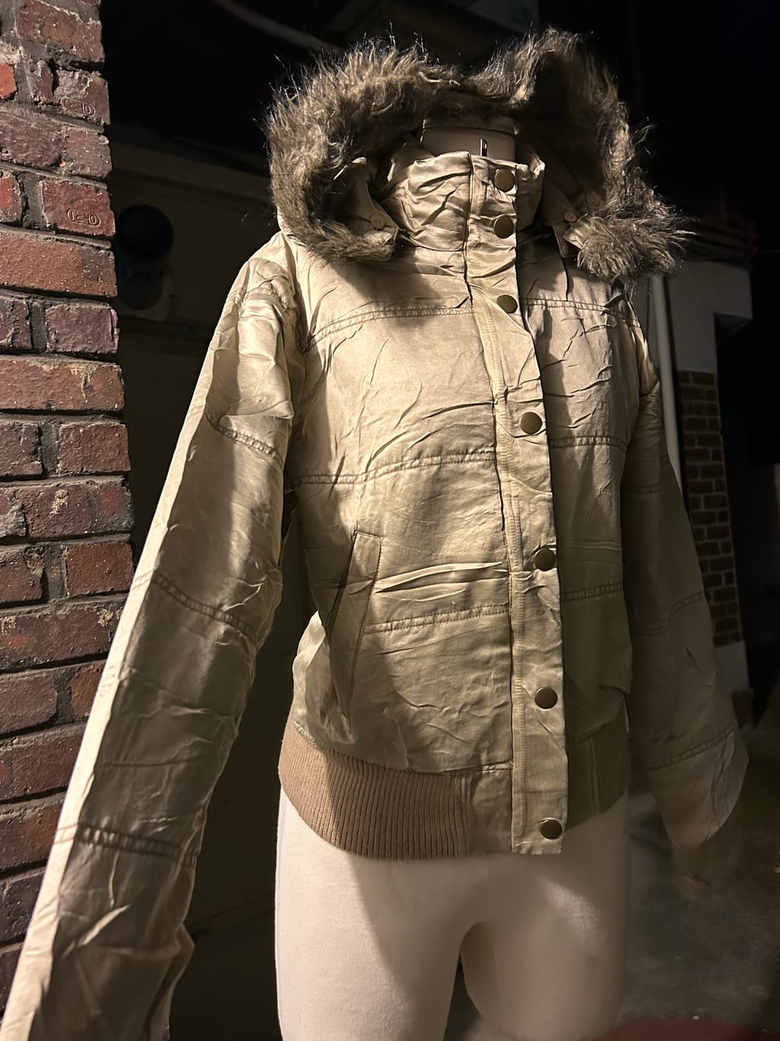 2000s JPN Y2K 울프죠 퍼 패딩 자켓 상품이미지1