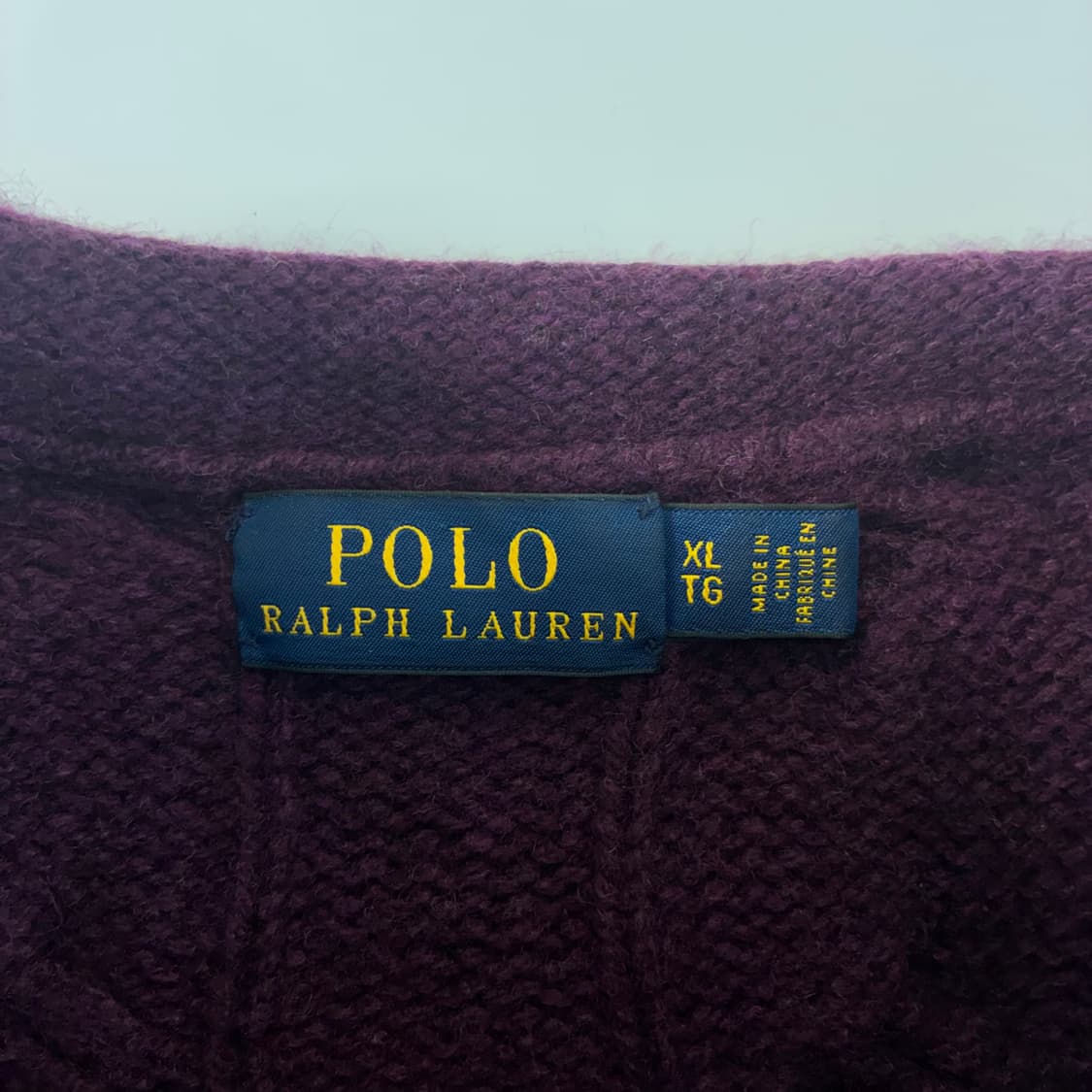 Polo  폴로 랄프로렌 자수 메리노울 꽈배기 니트  상품이미지4