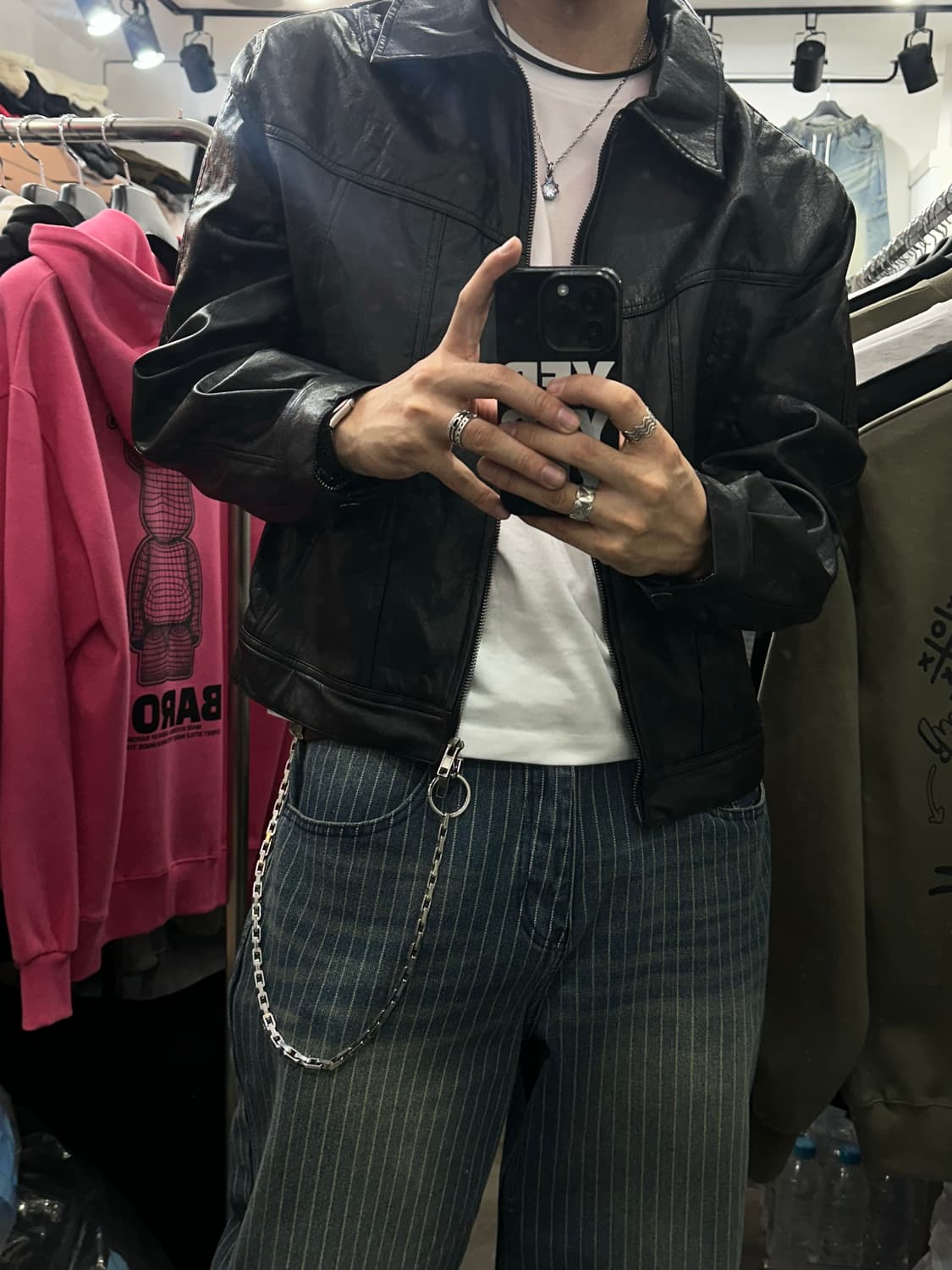 Real Leather - 통가죽 목걸이(2color) 상품이미지10