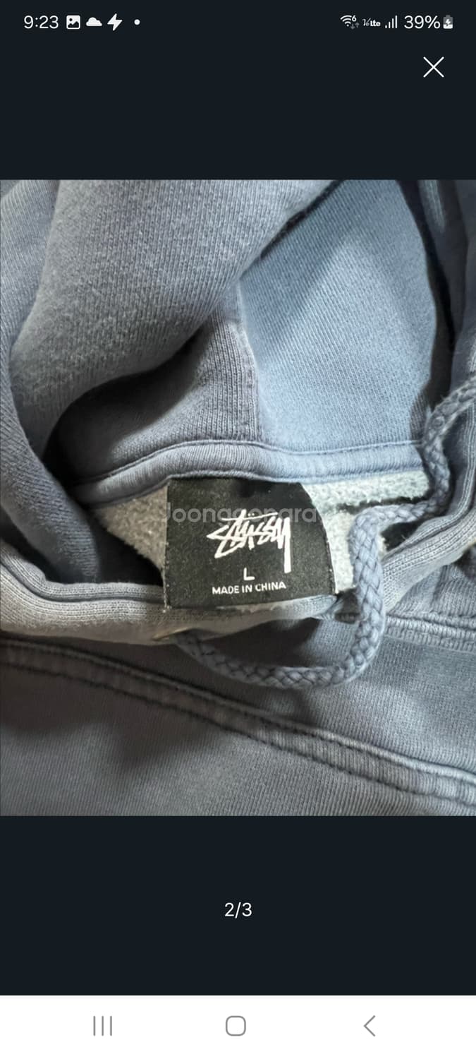 스투시후드티.   L/XL 상품이미지2