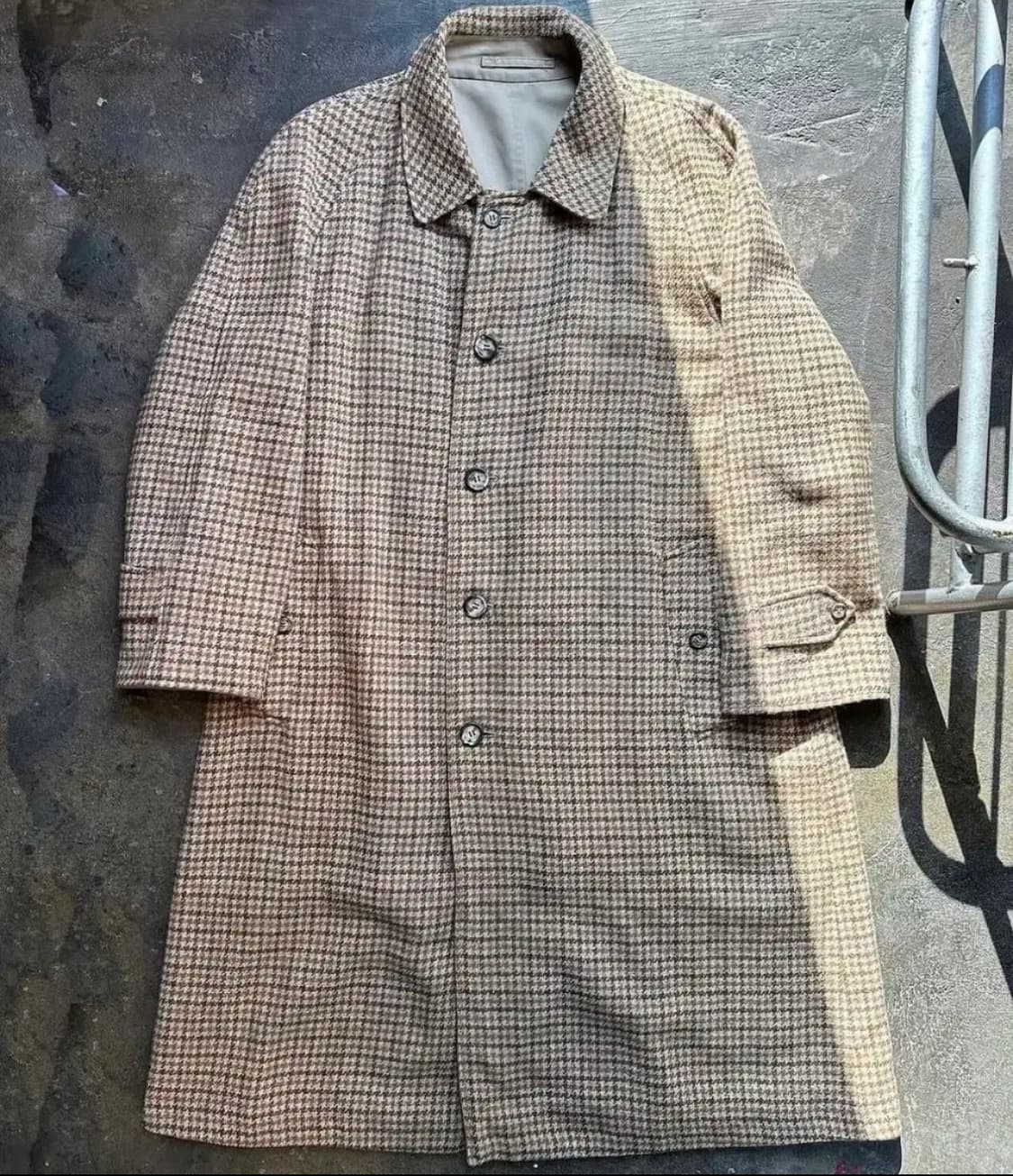 80s 빈티지 Burberry's  버버리 리버시블 코트 상품이미지1