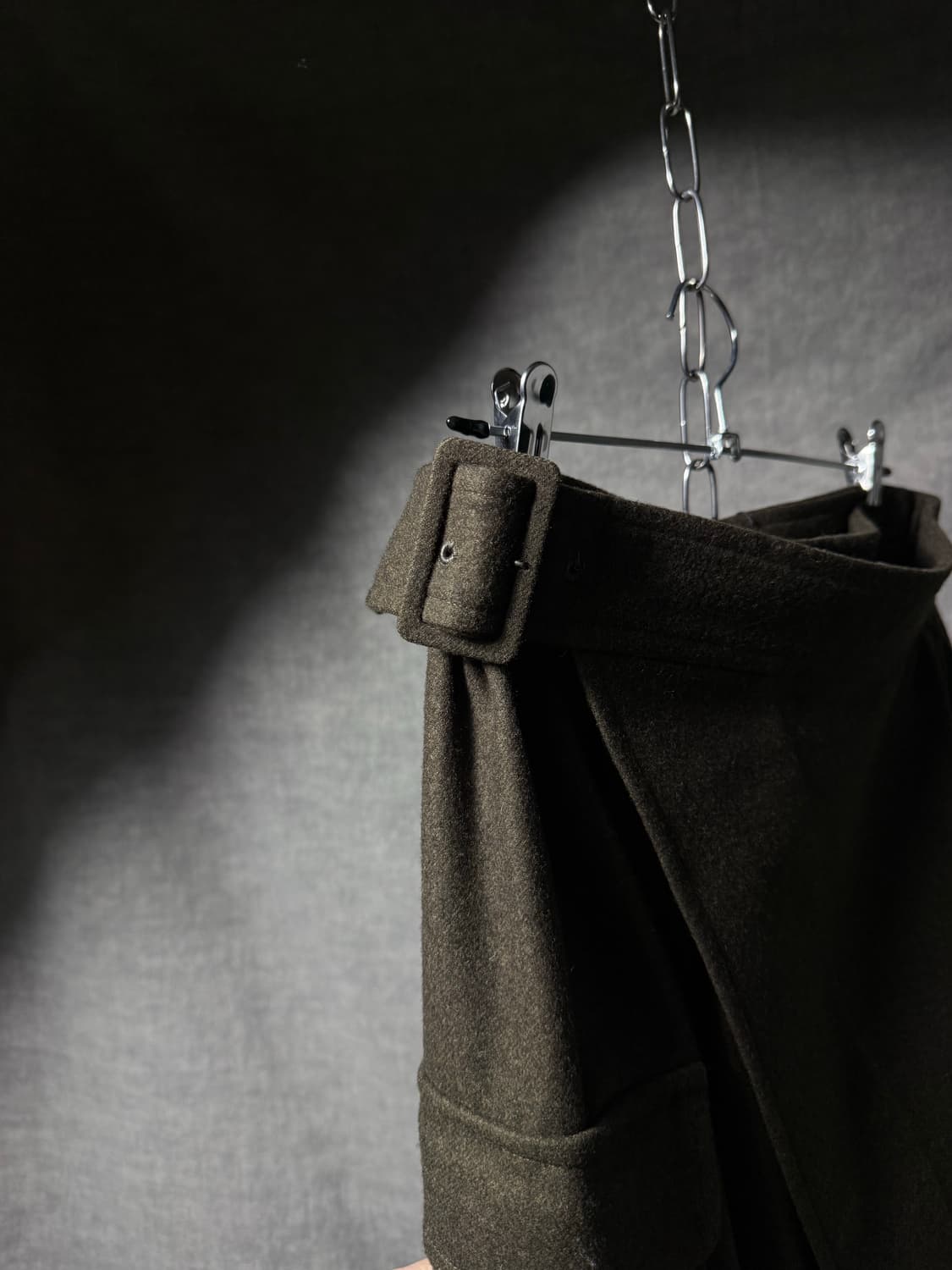 꼼데가르송 비대칭 벨트 스커트 상품이미지4