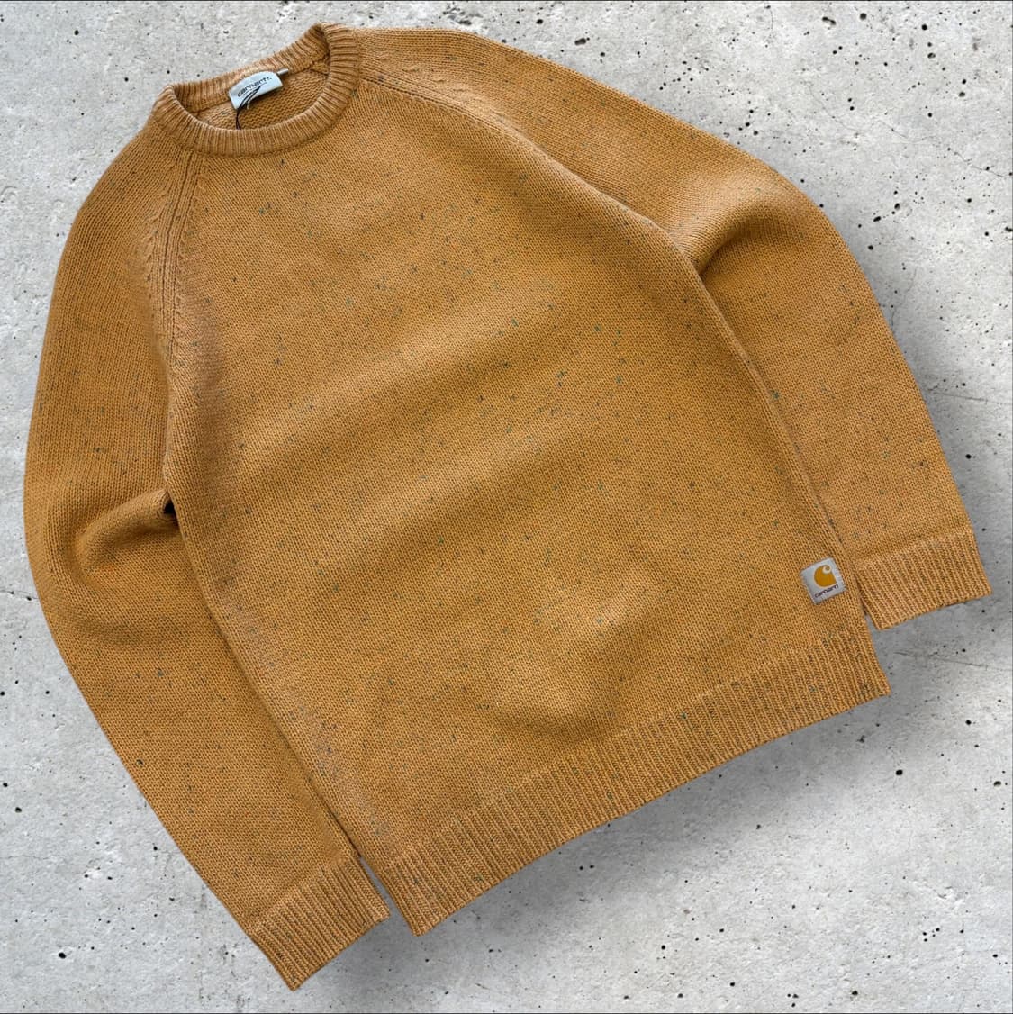 [L] 칼하트 WIP 잉글라스틱 브라운 니트 스웨터 D247 상품이미지1