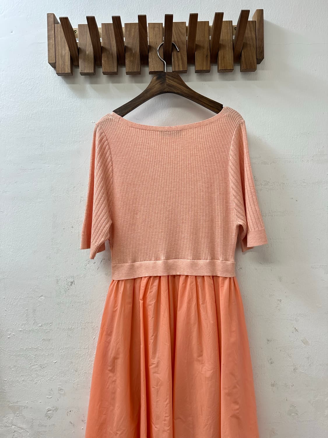 MAX&Co 막스앤코Knit Docking Flare one-piece  상품이미지6