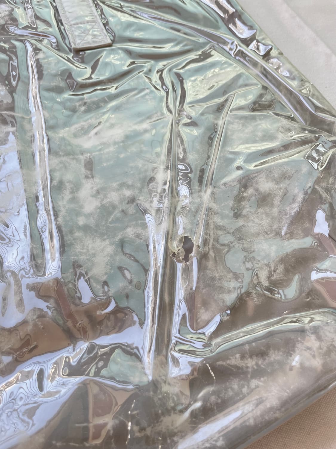 H&M 실버 가방 백 리플렉티브 PVC 쇼퍼 숄더백 토트백  상품이미지3