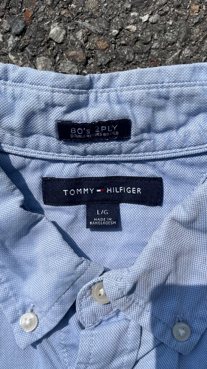 TOMMY HILFIGER 00'S 빈티지코튼포켓로고셔츠 상품이미지3