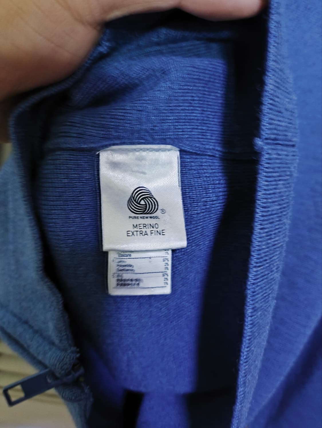 95 라코스테 메리노 집업 니트 상품이미지7