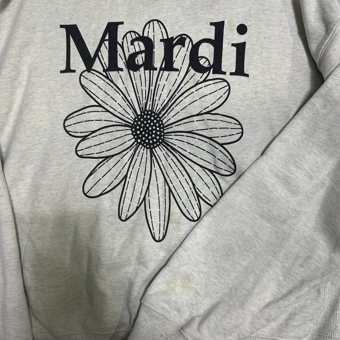 (FREE) 마르디 메크르디 플라워 맨투맨 티셔츠 상품이미지3